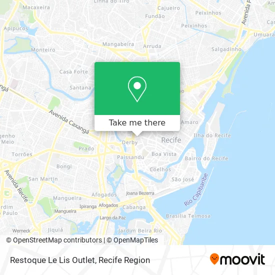 Restoque Le Lis  Outlet map