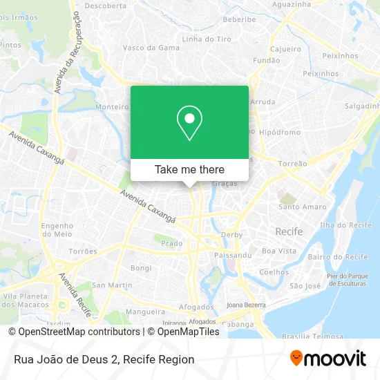Rua João de Deus 2 map