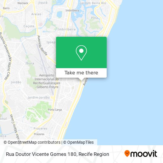 Rua Doutor Vicente Gomes 180 map