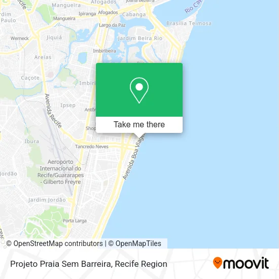 Projeto Praia Sem Barreira map