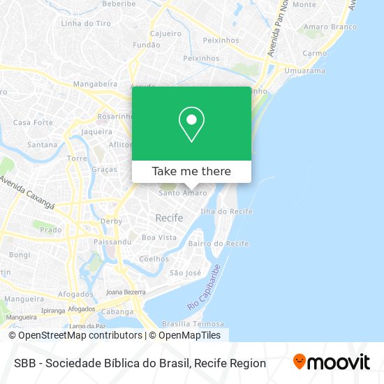 SBB - Sociedade Bíblica do Brasil map