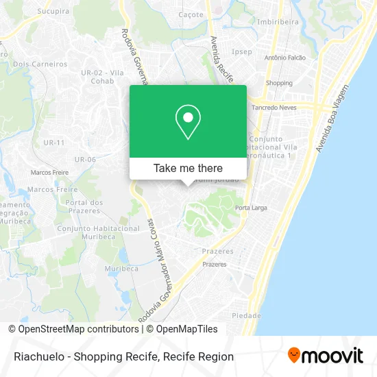 Riachuelo - Shopping Recife map