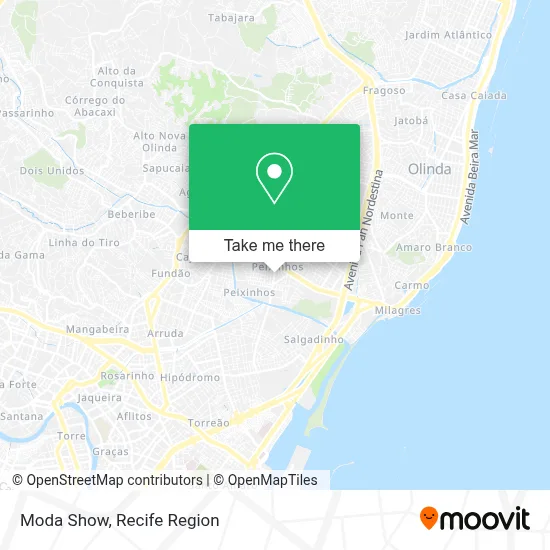 Moda Show map