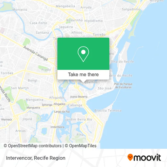 Intervencor map