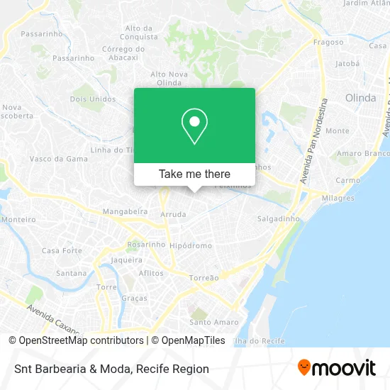 Snt Barbearia & Moda map