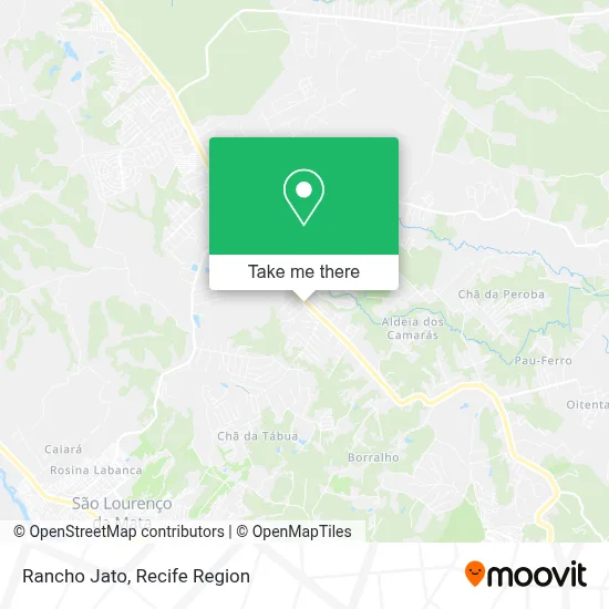 Rancho Jato map