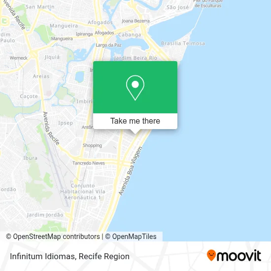 Infinitum Idiomas map