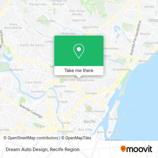 Dream Auto Design map