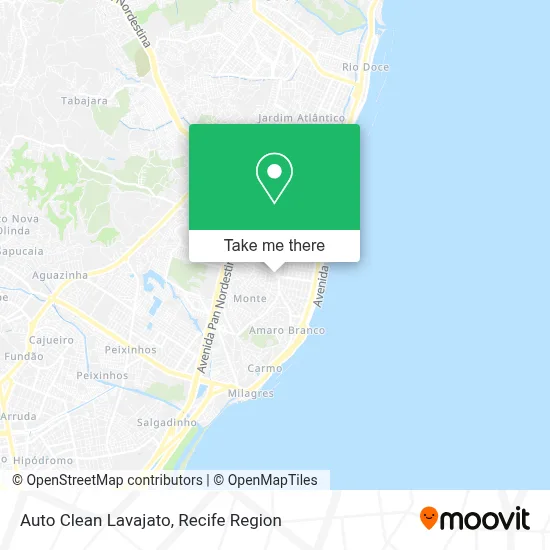 Auto Clean Lavajato map