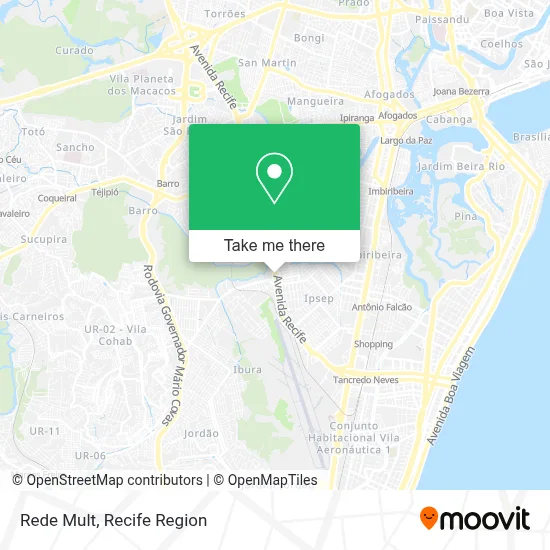 Rede Mult map