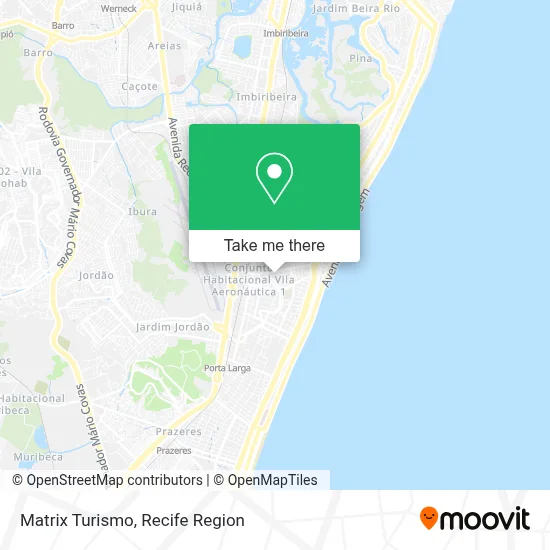 Matrix Turismo map