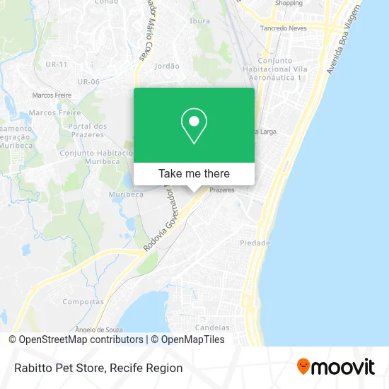 Rabitto Pet Store map