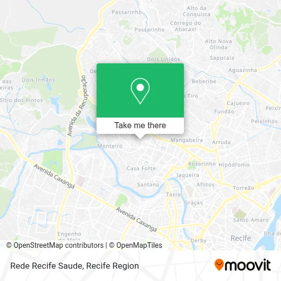 Rede Recife Saude map