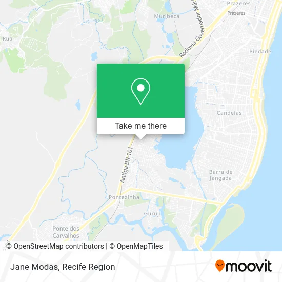 Jane Modas map
