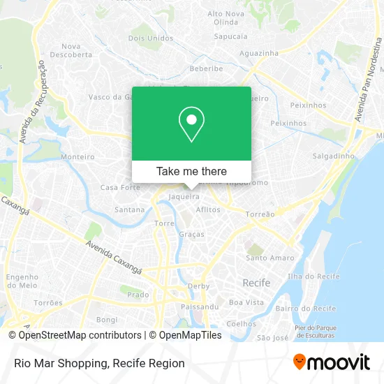 Rio Mar Shopping map