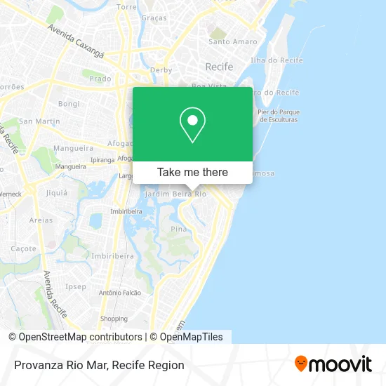 Provanza Rio Mar map