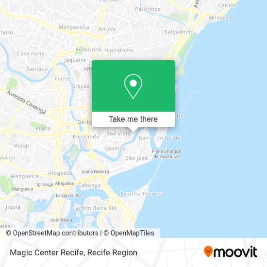 Magic Center Recife map