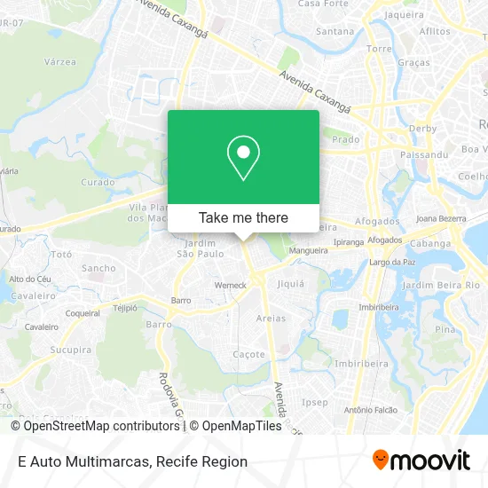 E Auto Multimarcas map