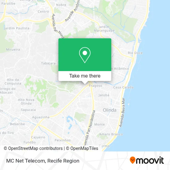 MC Net Telecom map