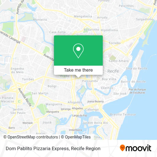 Dom Pablito Pizzaria Express map