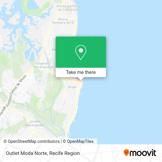Outlet Moda Norte map