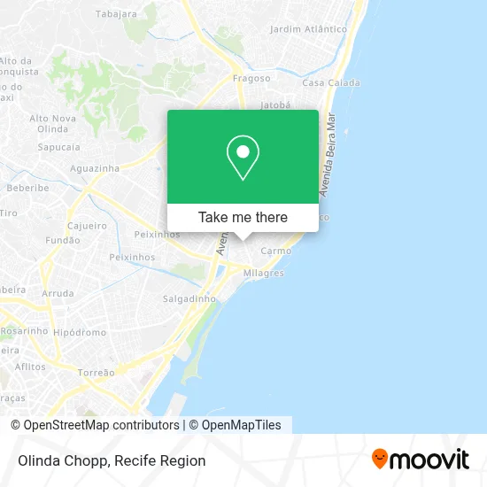 Olinda Chopp map