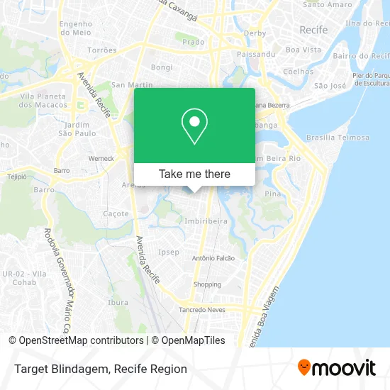 Target Blindagem map