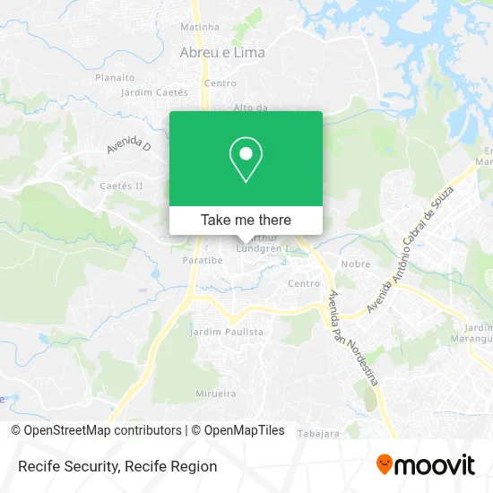 Recife Security map