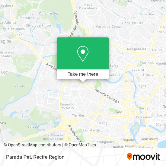 Parada Pet map