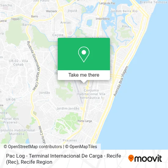 Pac Log - Terminal Internacional De Carga - Recife map