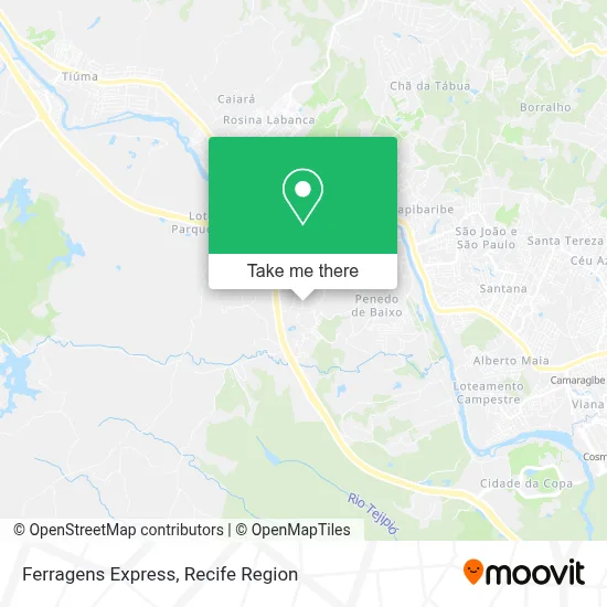 Ferragens Express map