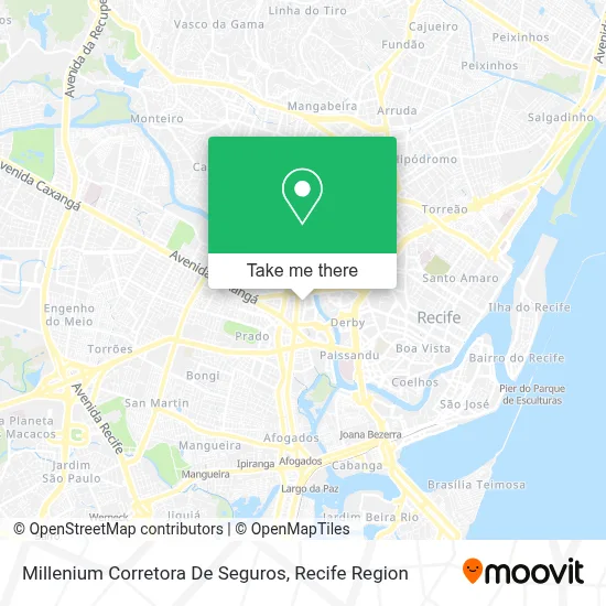 Millenium Corretora De Seguros map