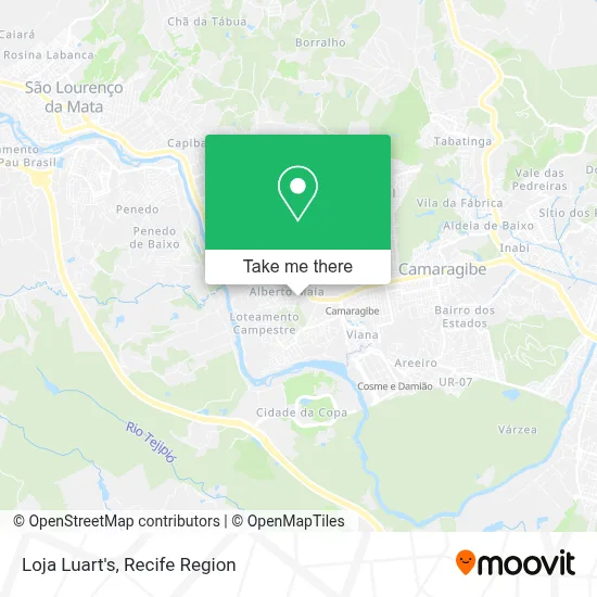 Loja Luart's map