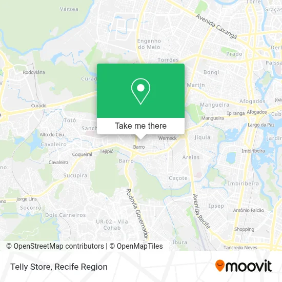 Telly Store map