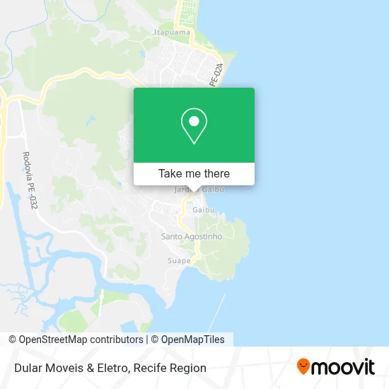 Dular Moveis & Eletro map