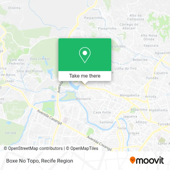 Boxe No Topo map