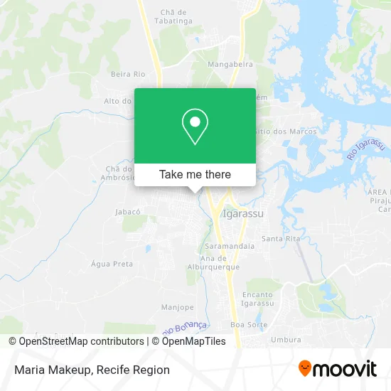 Maria Makeup map
