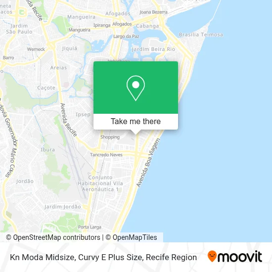 Kn Moda Midsize, Curvy E Plus Size map