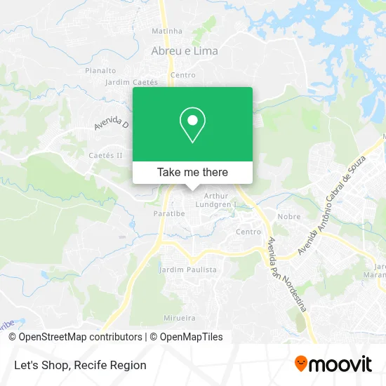 Let's Shop map