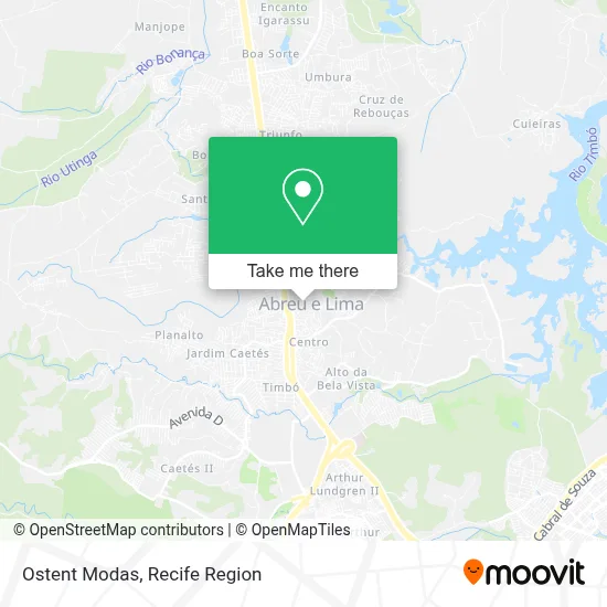 Ostent Modas map
