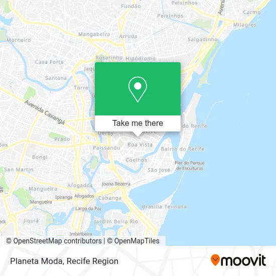 Planeta Moda map