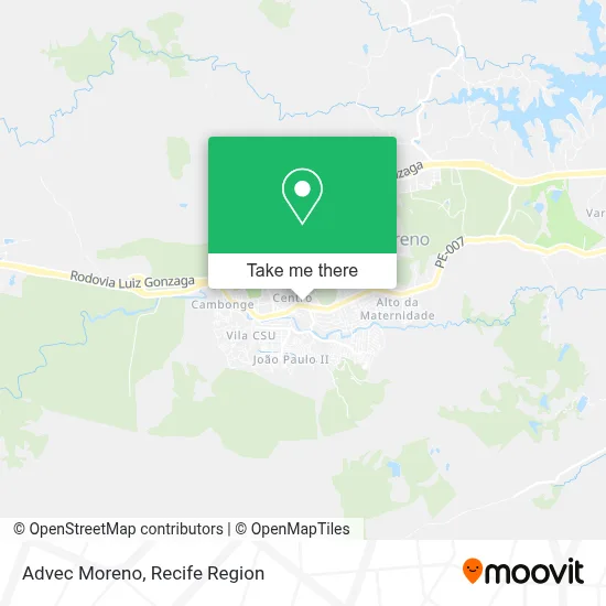 Advec Moreno map