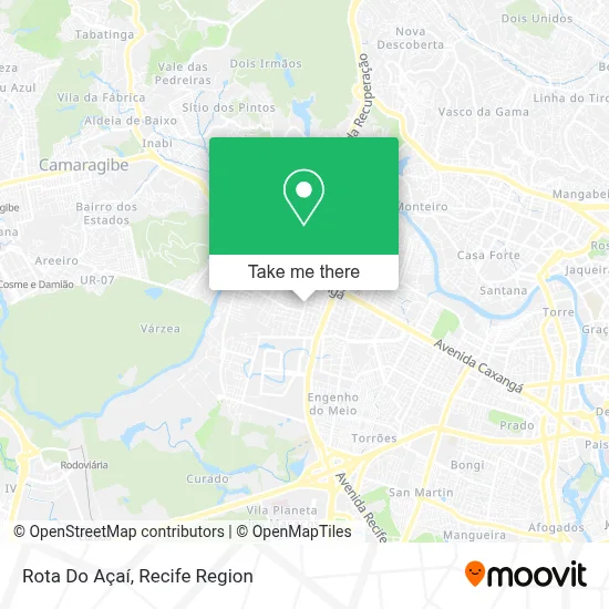 Rota Do Açaí map