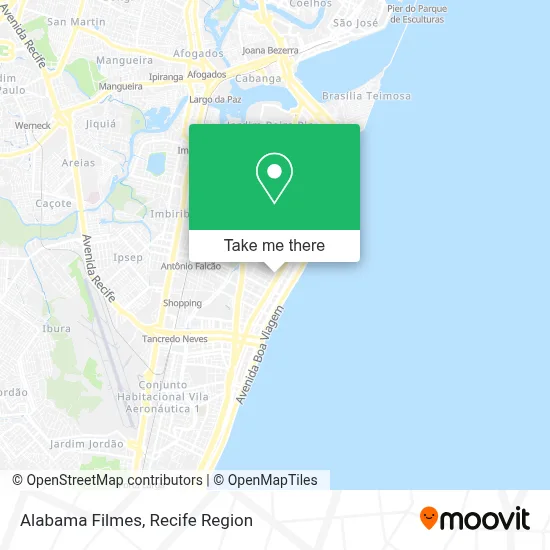 Alabama Filmes map