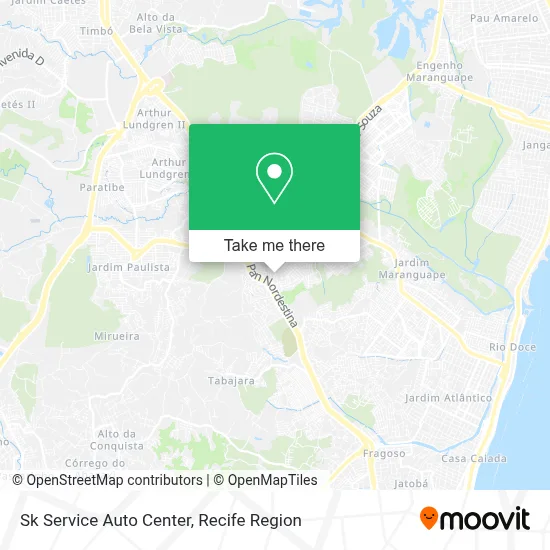 Sk Service Auto Center map