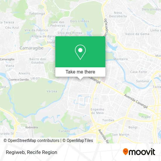 Regiweb map