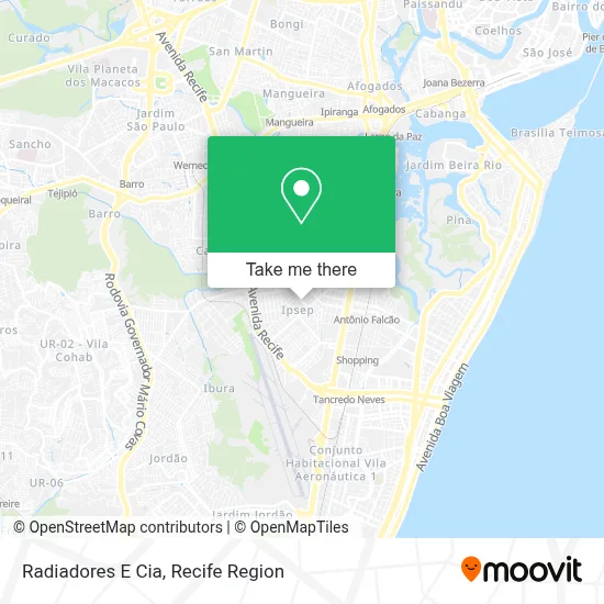 Radiadores E Cia map