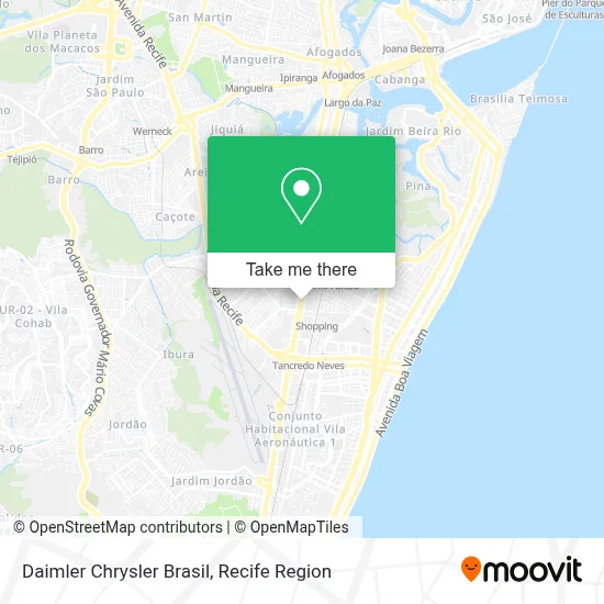 Daimler Chrysler Brasil map