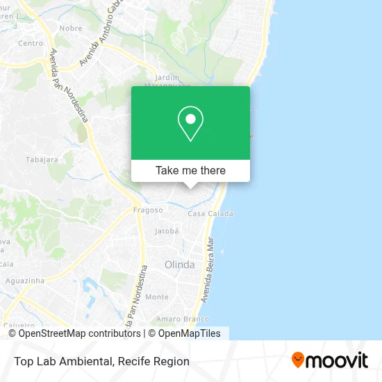 Top Lab Ambiental map