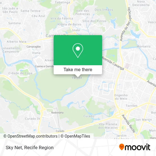 Sky Net map